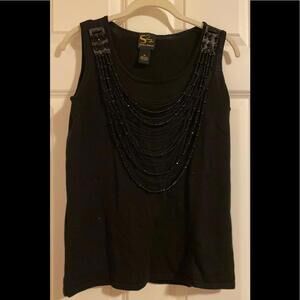 NWOT Serena Williams black tank.